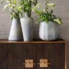 Dressoir messing en donker hout - Kare Design Osaka