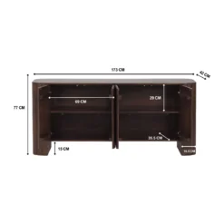 Dressoir met ribbels - Bodio Toshi