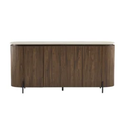 Dressoir walnoot met marmer - Bodio Hinoki
