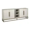 Dressoir wit hout met messing - Richmond Interiors Whitebone