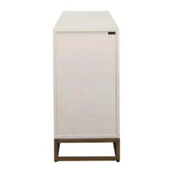 Dressoir wit hout met messing - Richmond Interiors Whitebone