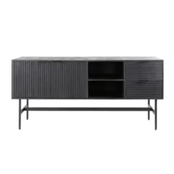 Dressoir zwart mangohout - Giani Marina