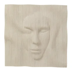 3D schilderij beige gezicht - Kare Design Soft Face