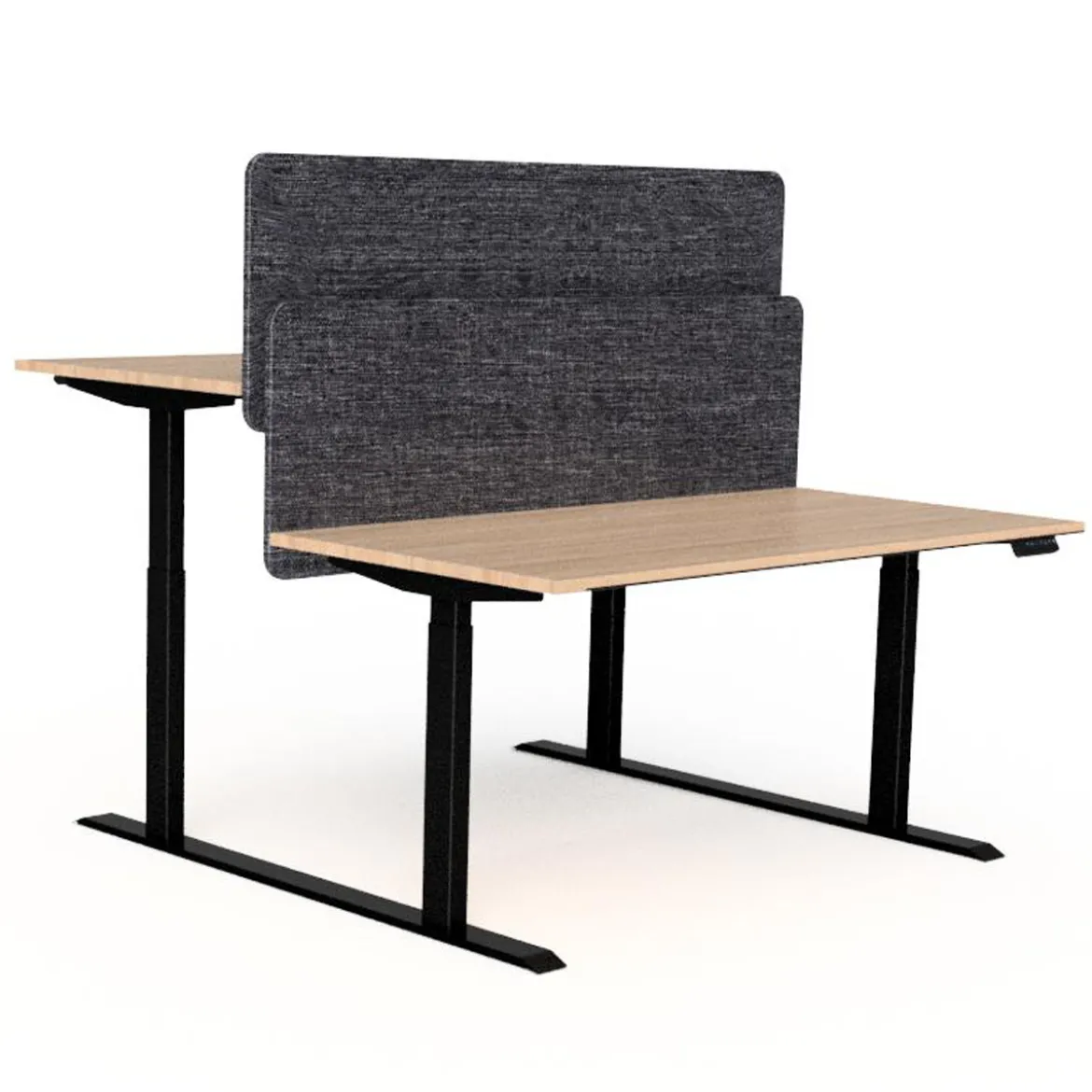 Duo bureau elektrisch verstelbaar - Bodio Aspa