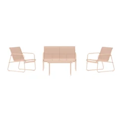 Eenvoudige beige loungeset - Lavis Scopello