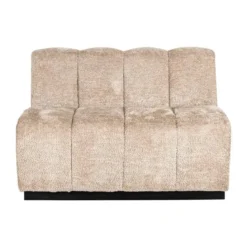 Eetkamerbank zachte stof lovely beige - Richmond Interiors Hillpark