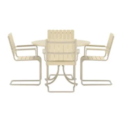 Eetset beige voor 4 personen - Lavis Holmsund