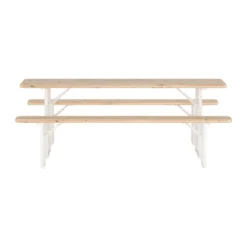 Eetset met tafel en 2 banken - Lavis Guiness