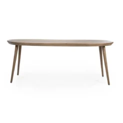 Eettafel gerookt eiken met ronde hoeken - Eleonora Elijah