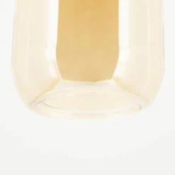 Eettafel hanglamp amberglas - By-Boo Shona Rectangular