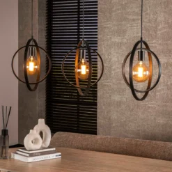 Eettafel hanglamp cirkels - Santa Turn Around