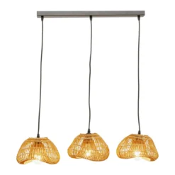 Eettafel hanglamp wabi sabi rotan - Kare Design Aloha Drop Quattro