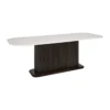 Eettafel marmer en donker hout - Richmond Interiors Mayfield