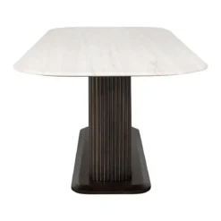 Eettafel marmer en donker hout - Richmond Interiors Mayfield