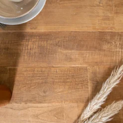 Eettafel teak met afgeronde hoeken - Eleonora Tabassum