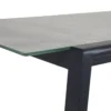 Eettafel voor buiten betonlook glas - Brafab Lyra