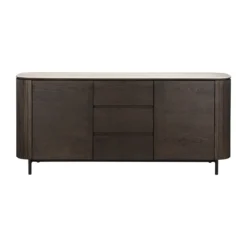 Eiken dressoir met travertine - Richmond Interiors Ritz