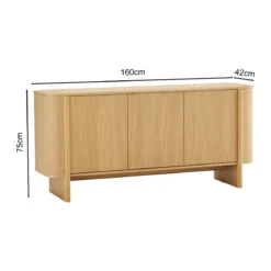 Eiken dressoir Scandinavisch - Bodio Morris