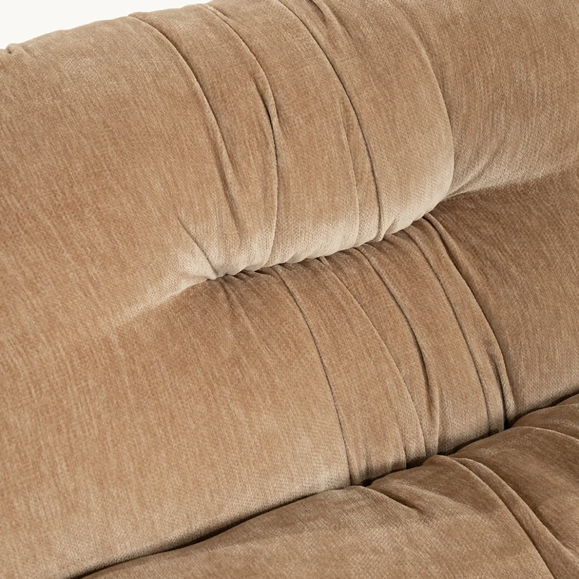 Fauteuil met geplooide stof - By-Boo Nook