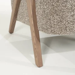 Fauteuil met houten armleuning - Eleonora Francis