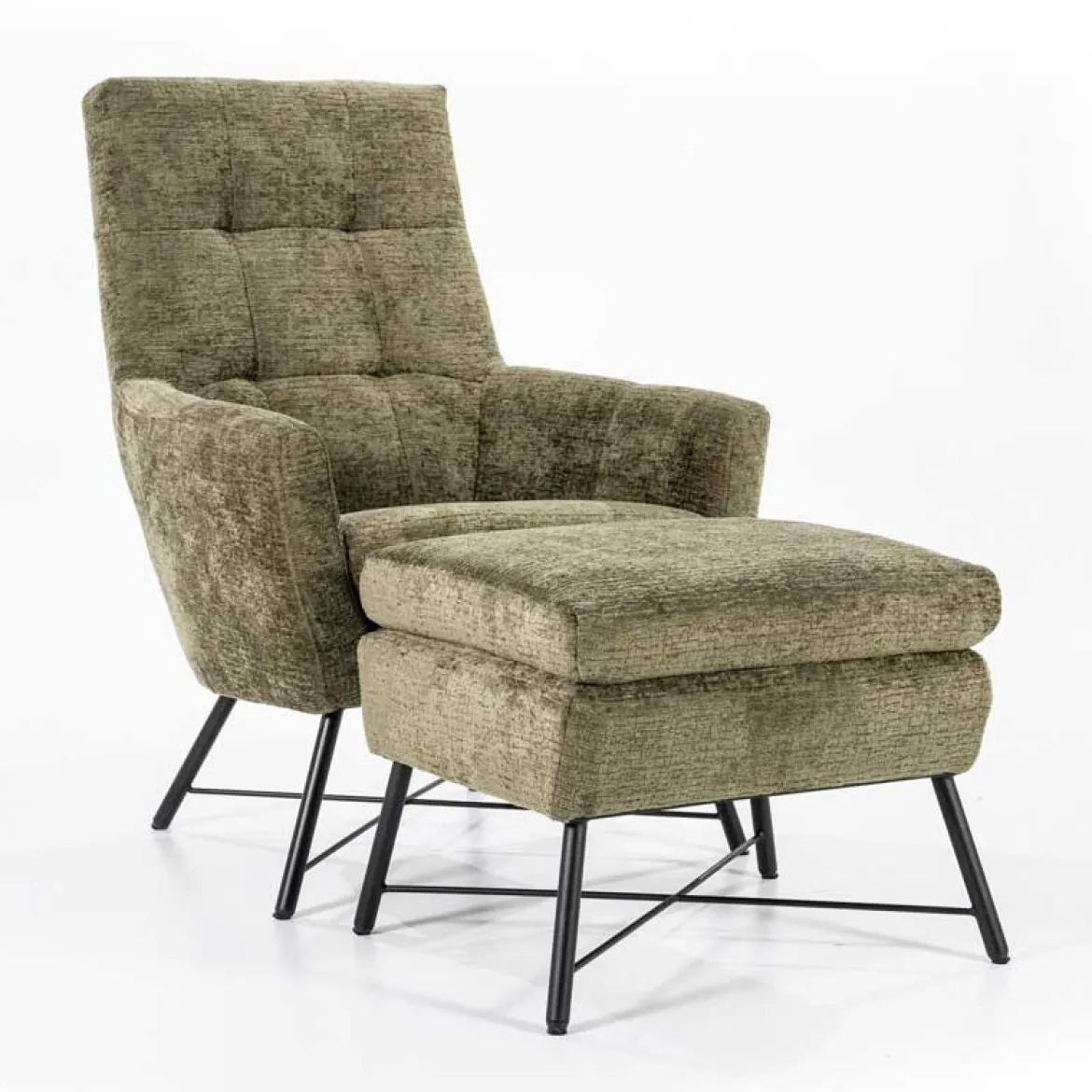 Fauteuil met knopen samenstellen - SEVN Dea