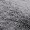 Fauteuil zachte vacht grijs - Bodio Fluff