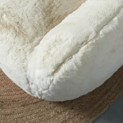 Fluffy fauteuil creme vacht - Bodio Fluff