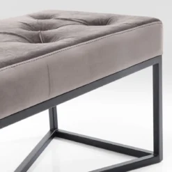 Fluwelen halbankje grijs - Kare Design Crossover