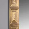 Gouden design spiegel - Dutchbone Volan