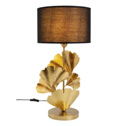 Gouden ginkgo tafellamp - Kare Design Flores Gold