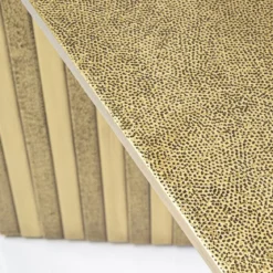 Gouden sidetable houtsnijwerk - Kare Design Malaga