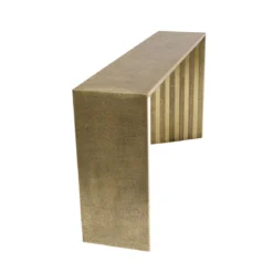 Gouden sidetable houtsnijwerk - Kare Design Malaga