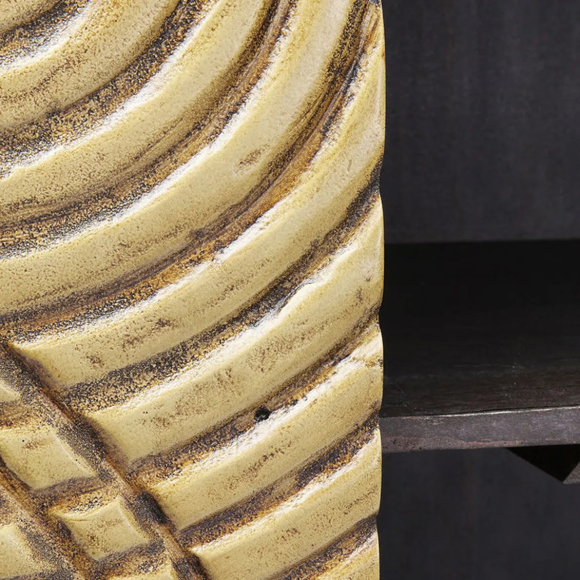 Gouden wandkast snijwerk - Kare Design Circulo