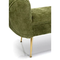 Groen bankje met goud - Kare Design Trono