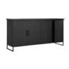 Groot dressoir zwart teak - DTP Home Timeless Back Beam