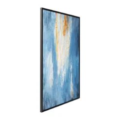 Groot schilderij abstract blauw 180 cm - Kare Design Artistas Blue