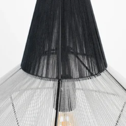 Grote hanglamp katoen draad - Zuiver Fairy