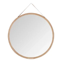 Grote ronde spiegel van rotan - Must Living San Jose XL