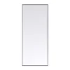 Grote spiegel zwart 180x60 cm - Kare Design Bella