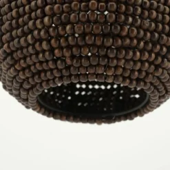 Hanglamp houten kralen - By-Boo Shanga 2