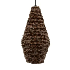 Hanglamp houten kralen - By-Boo Shanga 3