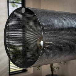 Hanglamp koker geperforeerd staal - Santa Koker Mesh