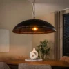 Hanglamp met brede halfronde kap - Santa Guard