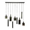 Hanglamp met cilindervormige glazen - Santa Sepiora