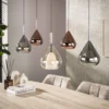 Hanglamp met druppelvormige glazen - Santa Wings