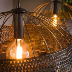 Hanglamp met metalen kappen - Giani Armor