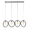 Hanglamp zwart - Santa Pebble