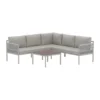 Hoekbank loungeset beige - Lavis Kos