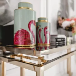 Hoekige console - Kare Design Gold Rush