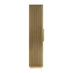 Hoge kast messing met ribbels - Richmond Interiors Ironville